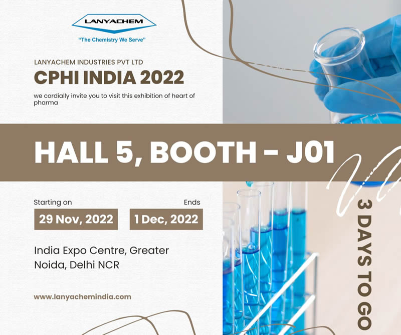 First day in CPHI India 2022! Welcome you to visit us in Hall 5, Booth J01!