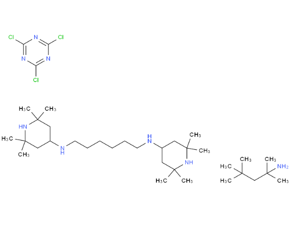 Poly [[6-[(1,1,3,3-tetramethylbutyl)amino]-1,3,5-triazine-2,4-diyl]xypropylsilane