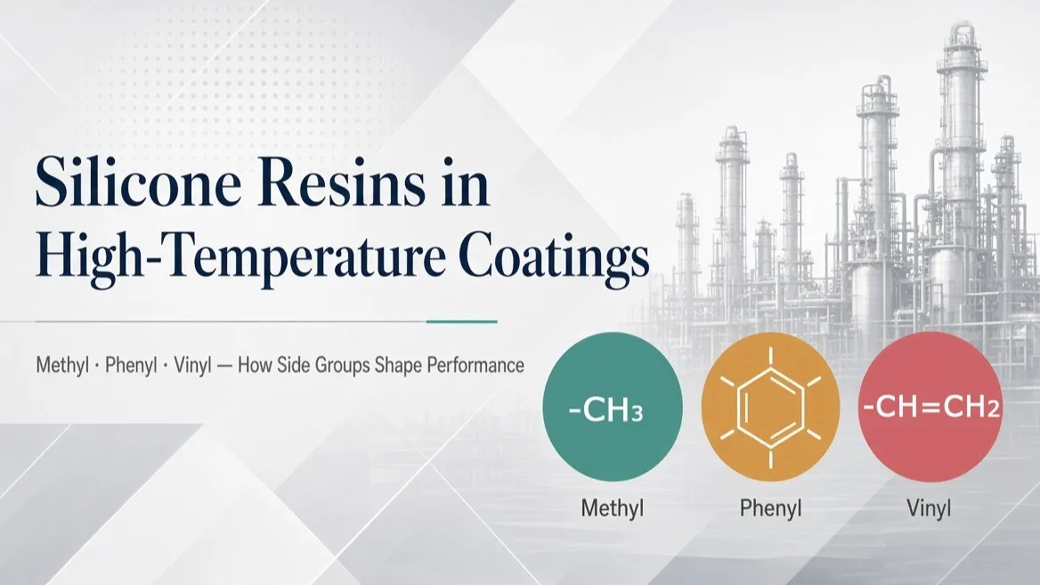 Silicone Resins in High-Temperature Coatings: What Do Methyl, Phenyl and Vinyl Groups Change?